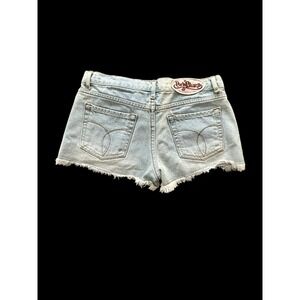 Vintage Paris Blues Shorts Womens 27.5W Denim Jean Cut Off Daisy Dukes Soulmate